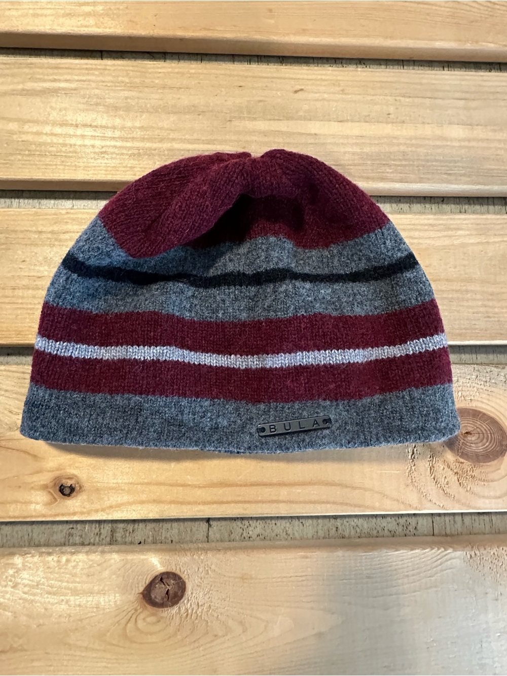 BULA Wool cashmere Blend Unisex Fleece Lined Ribbed Winter Beanie